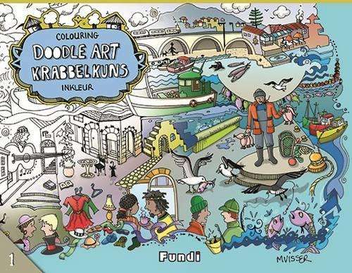 Krabbelkuns Inkleur - Doodle Art Colouring: Boek 1 - VISSER,M
