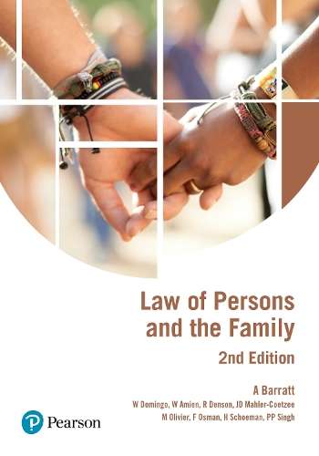 Law of persons and the family - W. Domingo