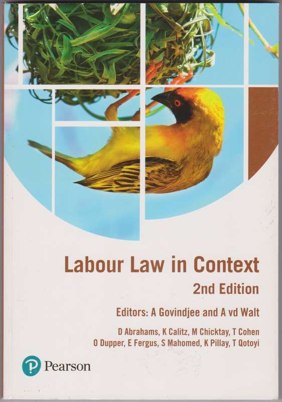 Labour law in context - D. Abrahams