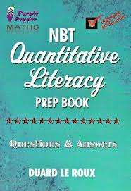 NBT QUANTITATIVE LITERACY BOOK - MATHS-GR12