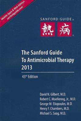 SANFORD GUIDE TO ANTIMICROBIAL THERA 2013 SECONDHAND - GILBERT,D
