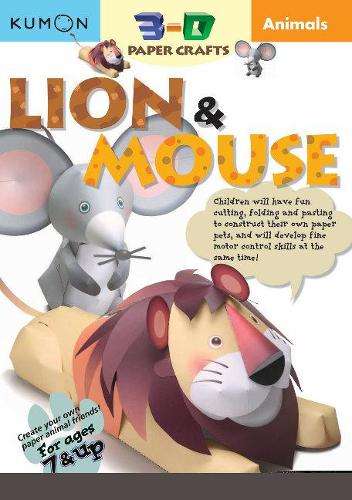 3D Craft: Animals: Lion & Mouse - KUMON