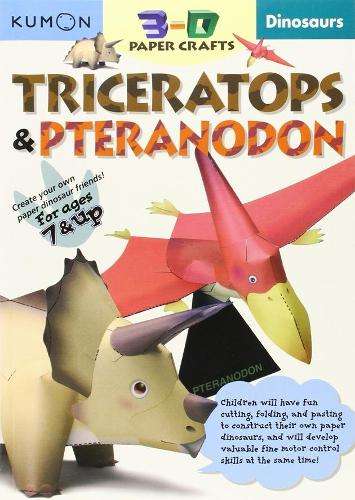 3D Craft: Dinosaurs: Triceratops & Pteranodon - KUMON