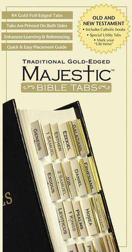 Majestic Traditional Gold-Edged Bible Tabs - Ellie Claire