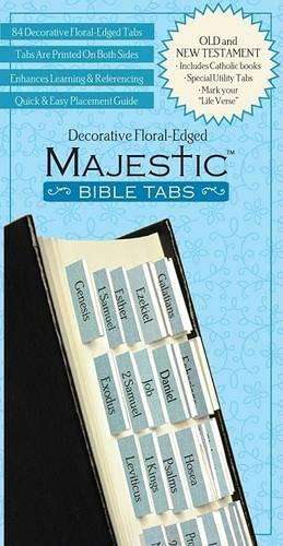 Majestic Floral-Edged Bible Tabs - Ellie Claire