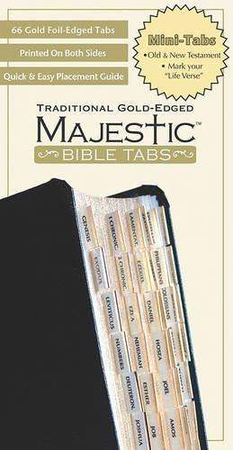 Majestic Traditional Gold Bible Tabs Mini - Ellie Claire
