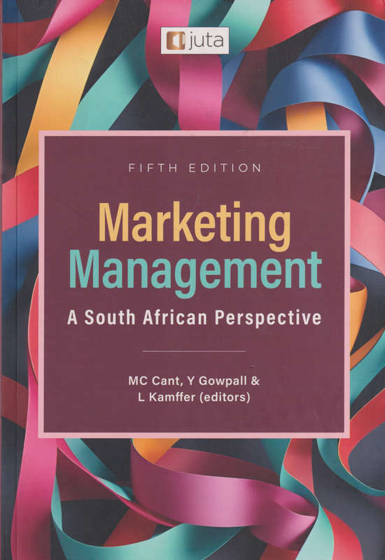 MARKETING MANAGEMENT A SA PERSPECTIVE 5E - CANT,MC