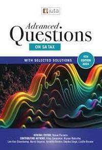 ADVANCED QUESTIONS ON SA TAX 9ED ZOLD - PARSONS,S