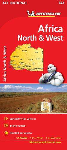 Africa North & West - Michelin National Map 741 -