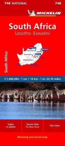 South Africa - National Map 748 - Michelin