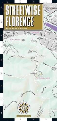 \Streetwise Florence Map - Laminated City Center Street Map of Flore - N"