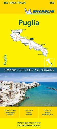 Puglia - Michelin Local Map 363: Map - Michelin