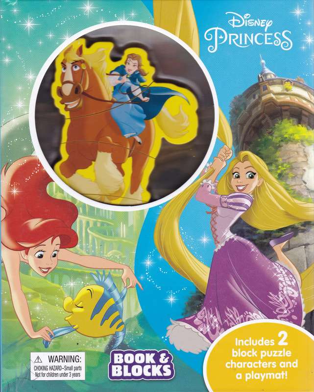 PRINCESS BOOKS & BLOCKS SECONDHAND - DISNEY