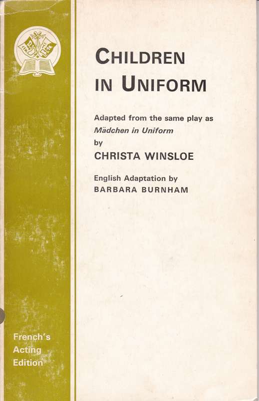Children in Uniform SECONDHAND - Christa Winsloe
