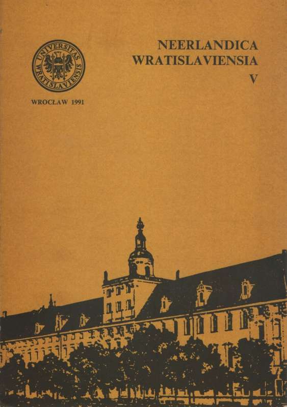 Neerlandica Wrastislavensia V. Second-hand SECONDHAND - Norbert Morciniec (Ed)