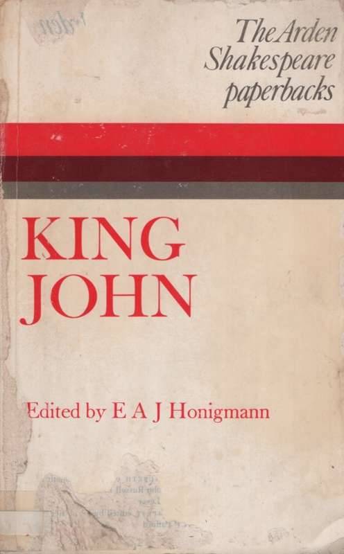 KING JOHN ARDEN SECONDHAND - SHAKESPEARE