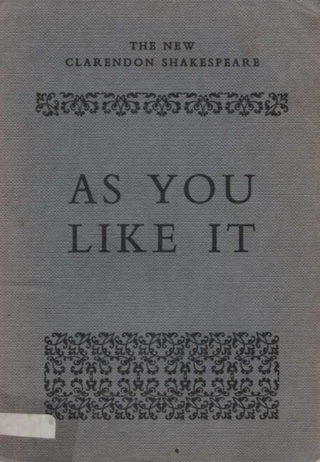 AS YOU LIKE IT SECONDHAND - SHAKESPEARE