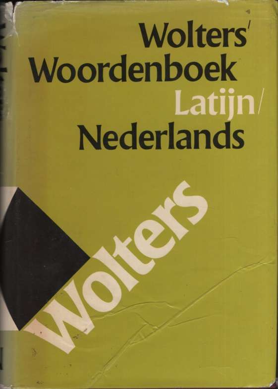WOLTERS WBOEK LATIJN NEDERL HC DJ 2H SECONDHAND - LEEMAN,A