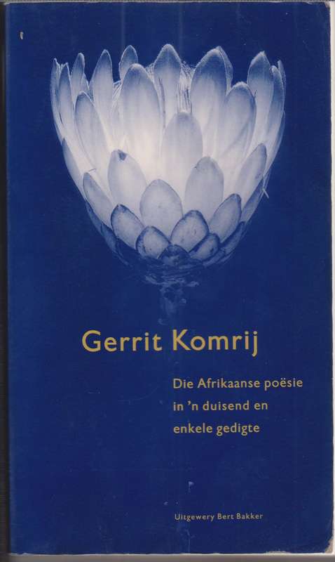 AFRIKAANSE POEZIE SECONDHAND - KOMRIJ,G