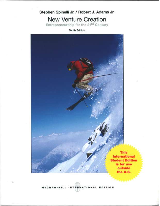 NEW VENTURE CREATION 10ED SECONDHAND - SPINELLI