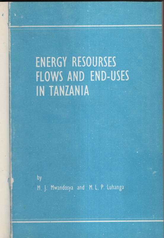 ENERGY RESOURCES FLOWS & END USES - MWANDOSYA,MJ
