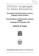 African Languages in Basic Education - K. Legere