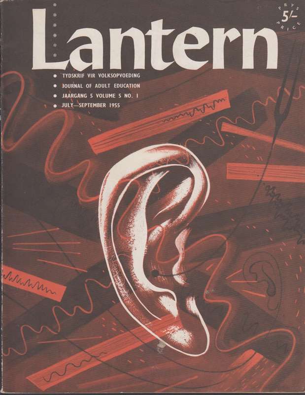 Lantern volume 5  No1 July -September 1955 SECONDHAND - Lantern