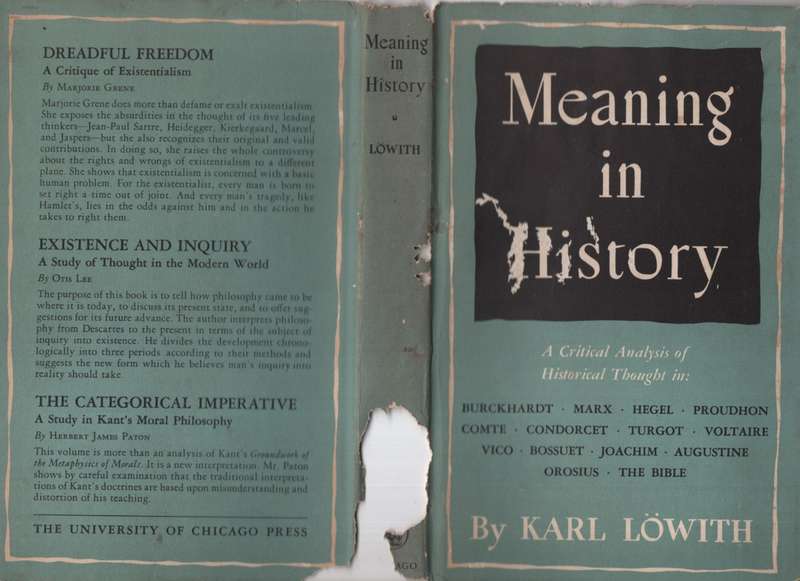 MEANING IN HIST HC DJ 2H SECONDHAND - LOWITH,K
