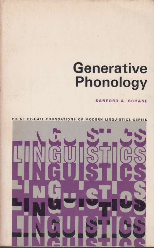 Generative phonology SECONDHAND - Sanford A. Schane