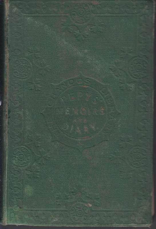 Memoirs of Samuel Pepys, ESQ. FRS SECONDHAND - Richard Lord Braybrooke