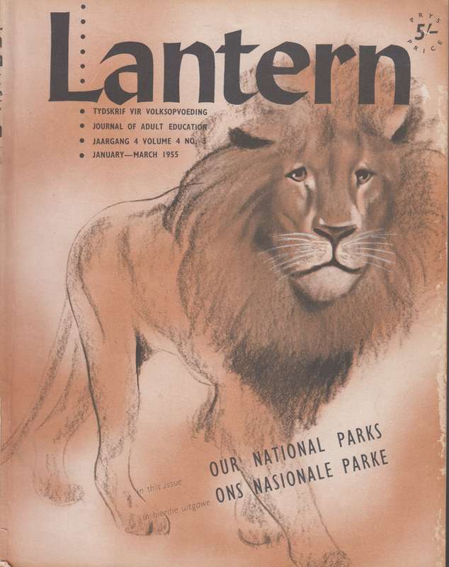 Lantern volume 4 no 3 January-March 1955 SECONDHAND - Lantern