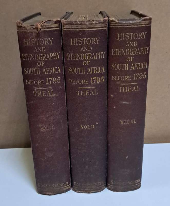 History and Ethnography of Africa South of the Zambesi vol 1 to 3 SE - George Mccall Theal