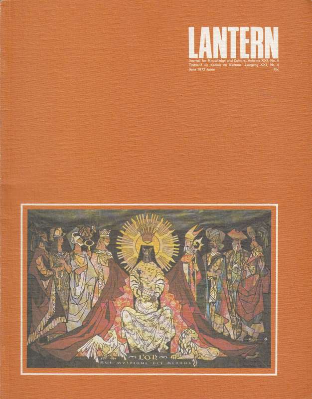 Lantern Volume XXI No4 June 1972 SECONDHAND - Lantern