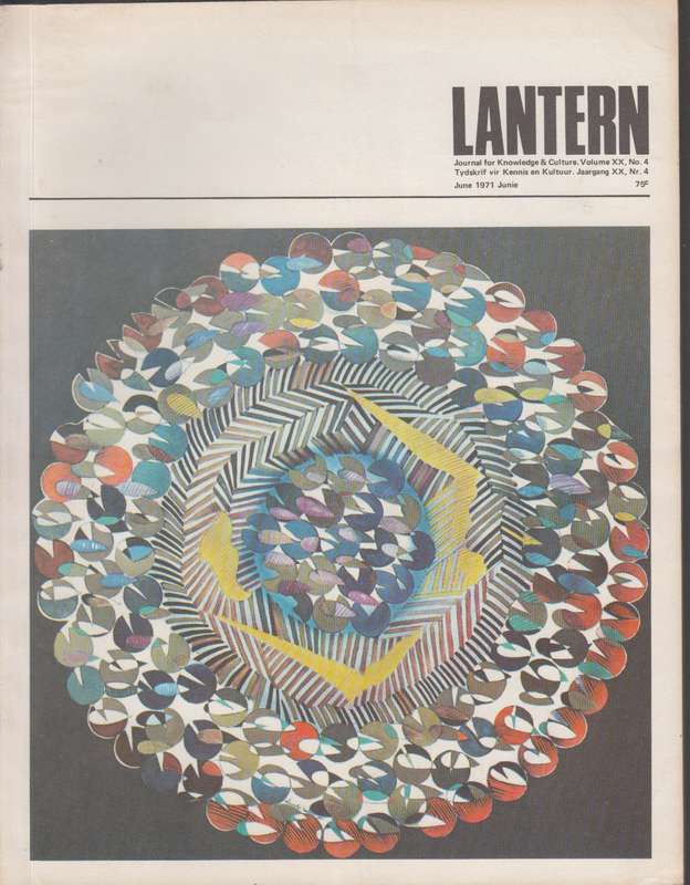 Lantern Volume XX No 4 June 1971 SECONDHAND - Lantern