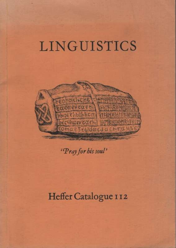 HEFFER CATALOGUE 112 LINGUISITCS 2H SECONDHAND - HEFFER-BOOKSELLERS