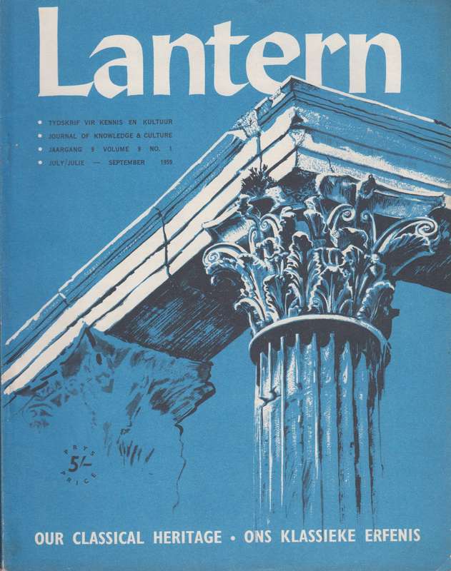 Lantern Volume 9  No 1 July - September 1959 SECONDHAND - Lantern