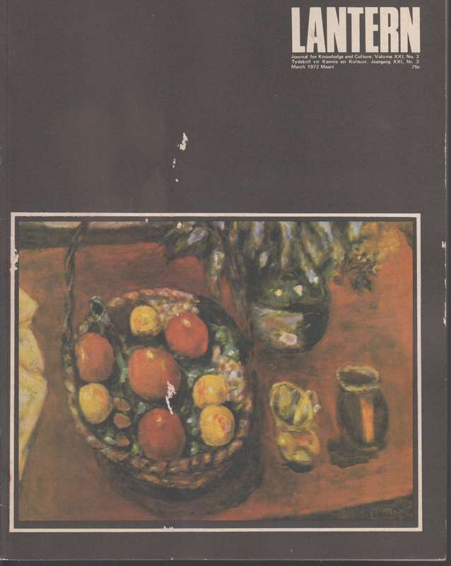Lantern Volume XXI No3 March 1972 SECONDHAND - Lantern