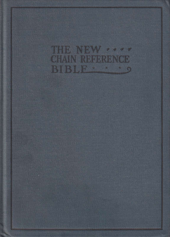 The New Chain-Reference Bible (Fourth Improved Edition), Second-hand - Frank Charles Thompson