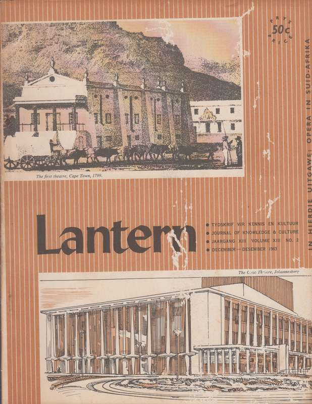 Lantern Volume XIII No 2 December 1963 SECONDHAND - Lantern