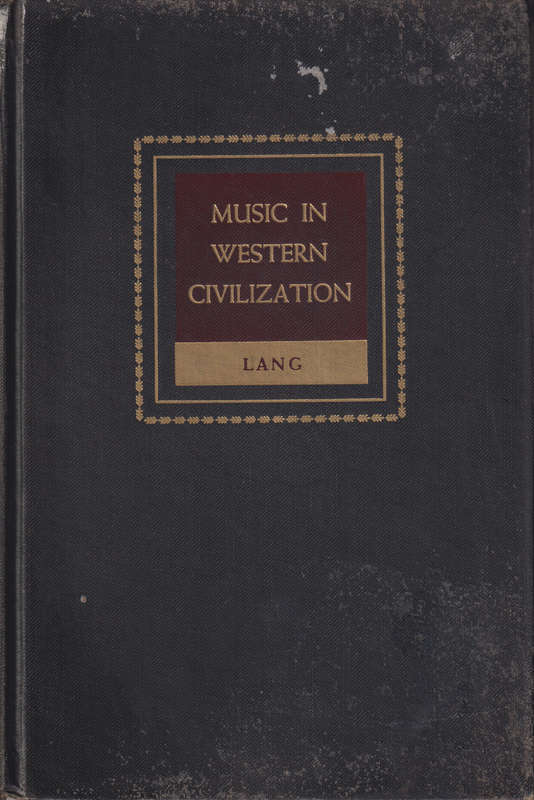 Music in Western Society, Second-hand SECONDHAND - Paul Henry Lang