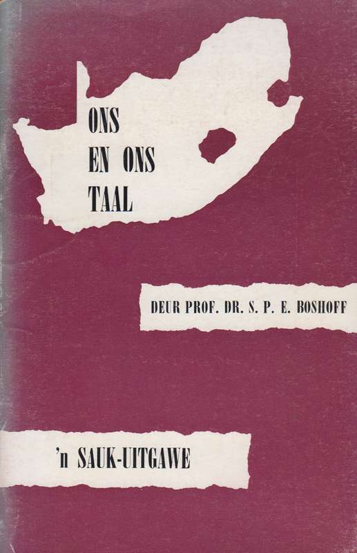 Ons en ons taal SECONDHAND - S.P.E Boshoff