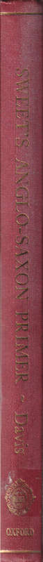 Sweet's Anglo-Saxon Primer: Revised throughout by Norman Davis SECON - Norman Davis