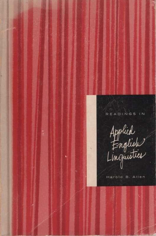 Readings in Applied Linguistics. Second-hand SECONDHAND - Harold B Allen