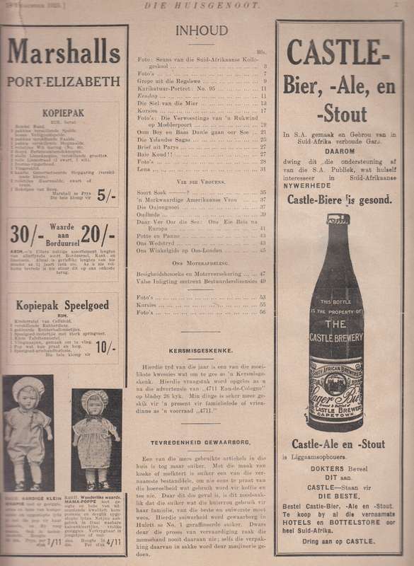 Die huisgenoot 18 Desember 1925 SECONDHAND - Huisgenoot