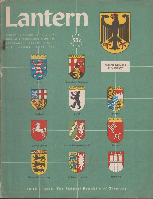 Lantern Vol II No4 April-June 1962 SECONDHAND - Lantern