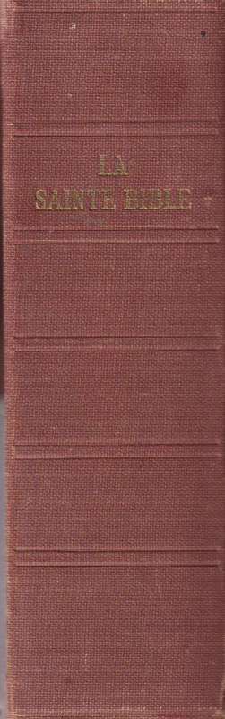 La Sainte Bible SECONDHAND - x