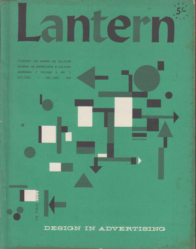 Lantern volume 8 No 2 Oct -Dec 1958 SECONDHAND - Lantern