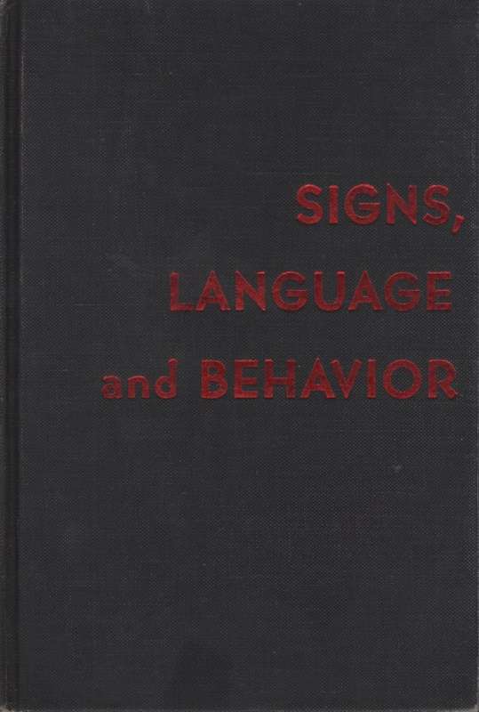 SIGNS LANGUAGE BEHAVIOUR HC NO DJ 2H SECONDHAND - MORRIS,C