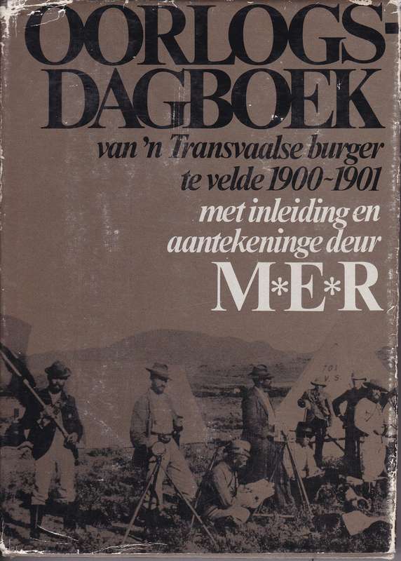 OORLOGSDAGBOEK TRANSVAALSE BURGER 1900 SECONDHAND - MER