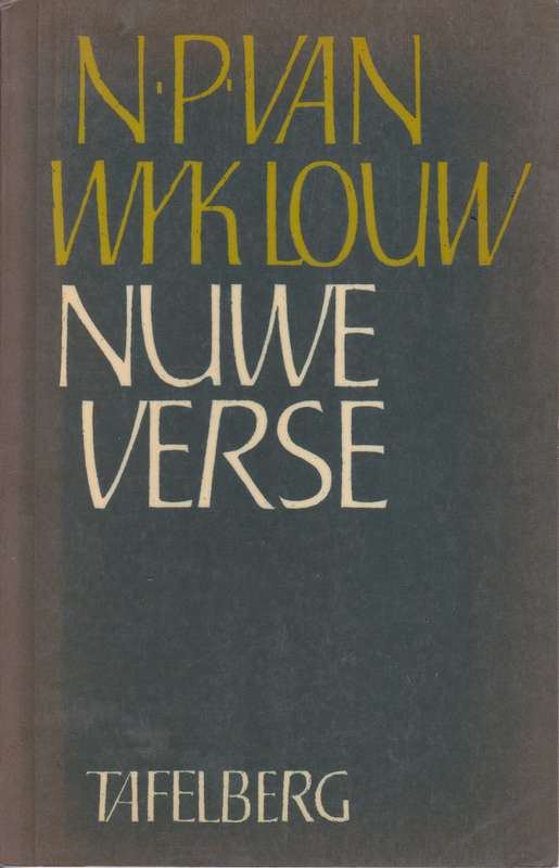 NUWE VERSE NP VAN WYK LOUW SECONDHAND - VANWYKLOUW,N
